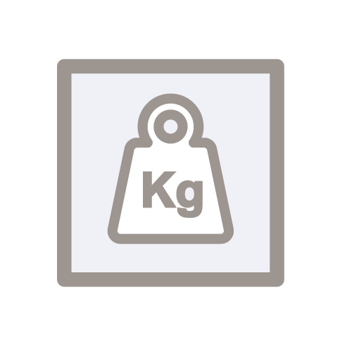 Up to 15kg motorbike topbox weight icon